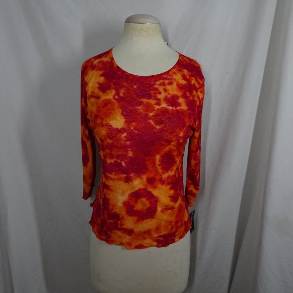 Jonden Women Colorful Top Size L Petite